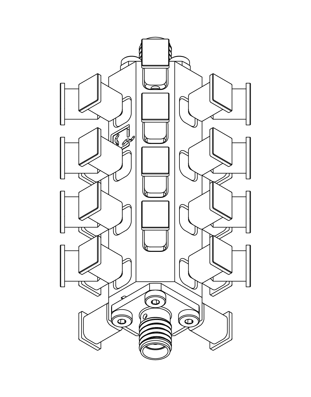 HERD-1 internal architecture exploded view